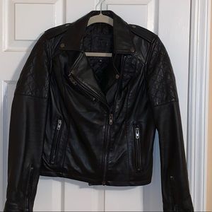 Genuine Leather Moto Jacket